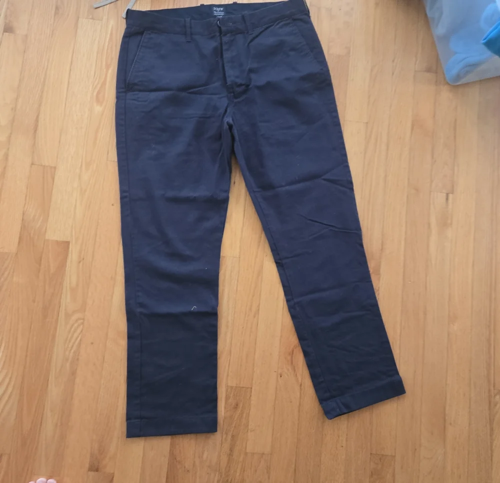 J.Crew Navy Chino Pants - Classic Straight Fit 34x30